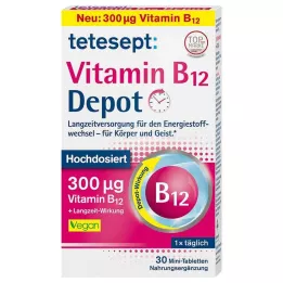 TETESEPT Vitamina B12 Depot 300 µg comprimidos revestidos por película, 30 unidades