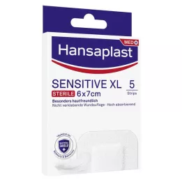 HANSAPLAST Curativo para feridas sensíveis estéril 6x7 cm, 5 peças