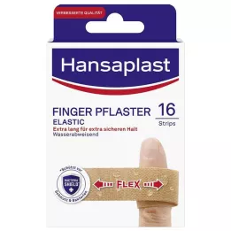 HANSAPLAST Tiras elásticas de gesso para dedos, 16 unidades