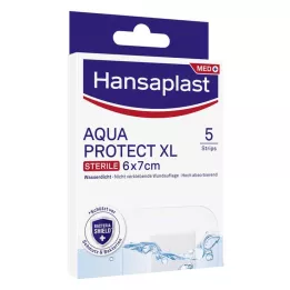 HANSAPLAST Curativo para feridas Aqua Protect estéril 6x7 cm, 5 unidades