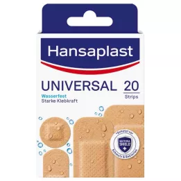 HANSAPLAST Tiras de gesso universais à prova dágua, 20 unidades