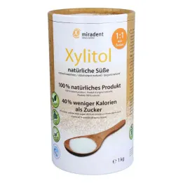 Pó substituto do açúcar Miradent Xilitol, 1000 g