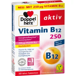 DOPPELHERZ Vitamina B12 250 comprimidos ativos, 30 unidades