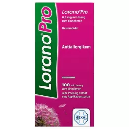 LORANOPRO Solução oral de 0,5 mg/ml, 100 ml