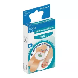 HÜHNERAUGENPFLASTER 2x7,5 cm Höga, 6 peças