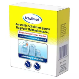 AMOROLFIN Conjunto de tratamento Schollmed contra fungos nas unhas, 2,5 ml