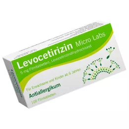 LEVOCETIRIZIN Comprimidos revestidos por película de 5 mg da Micro Labs, 100 unidades