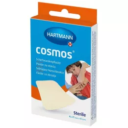 COSMOS Gesso abrasivo 45x65 mm estéril, 4 peças