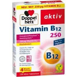 DOPPELHERZ Vitamina B12 250 comprimidos ativos, 120 unidades