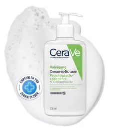 CERAVE Limpador em creme e espuma, 236 ml