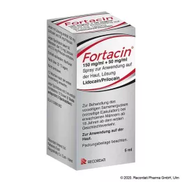 FORTACIN 150 mg/ml + 50 mg/ml spray para uso na pele, 5 ml
