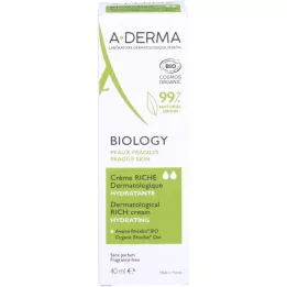 A-DERMA Biologia Creme Dermatológico Rico, 40 ml