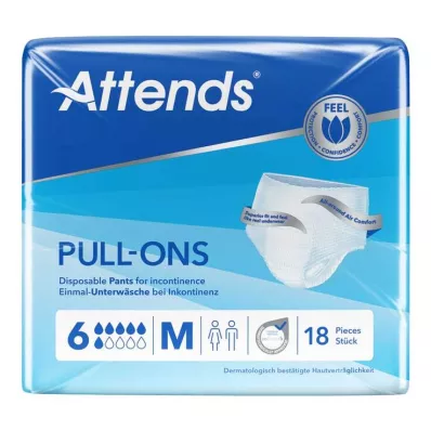 ATTENDS Pull-Ons 6 pontos, 18 peças