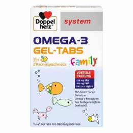 DOPPELHERZ Sistema familiar de comprimidos de gel ômega-3, 120 unidades