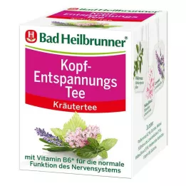 BAD HEILBRUNNER Sacos de filtro para chá relaxante para a cabeça, 8 unidades