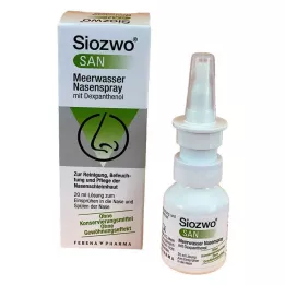 SIOZWO SAN Spray nasal de água do mar com dexpantenol, 20 ml