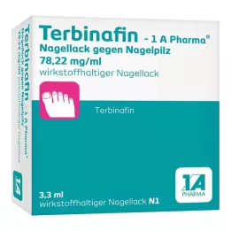 TERBINAFIN-1A Pharma Nagell.g.Fungo nas unhas 78,22 mg/ml, 3,3 ml