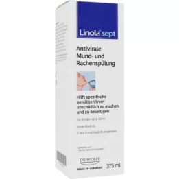 LINOLA enxágue bucal e garganta, 375 ml
