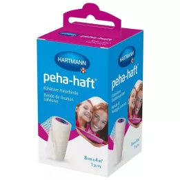 PEHA-HAFT Bandagem de fixação sem látex 8 cm x 4 m OTC, 1 pc