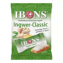 IBONS Saco de balas de mascar Ginger Classic, 92 g