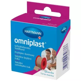 OMNIPLAST Fixação de gesso fio têxtil 2,5 cm x 5 m OTC, 1 pc