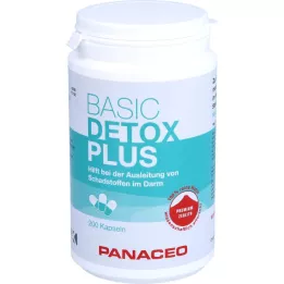 PANACEO Cápsulas Basic Detox Plus, 200 unidades