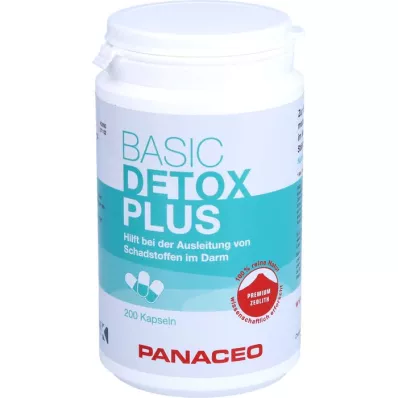 PANACEO Cápsulas Basic Detox Plus, 200 unidades
