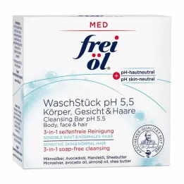 FREI ÖL Barra de lavagem pH 5,5 Corpo Rosto Cabelo, 90 g