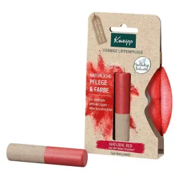 Kneipp cuidado labial colorido vermelho natural, 3,5 g