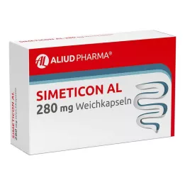SIMETICON AL Cápsulas moles de 280 mg, 32 unidades