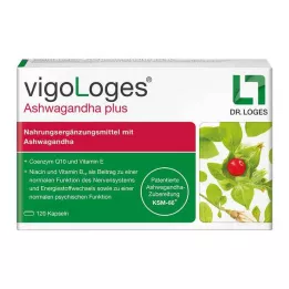 VIGOLOGES Ashwagandha plus cápsulas, 60 unidades