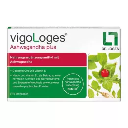 VIGOLOGES Ashwagandha plus cápsulas, 120 unidades