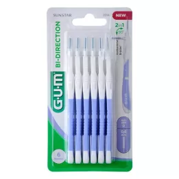 GUM Interdental bidirecionalb.0,6 mm azul claro, 6 unid