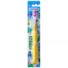 GUM Escova de dentes júnior 6-9 anos, 1 peça