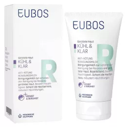 EUBOS KÜHL & KLAR Leite de Limpeza Anti-Vermelhidão, 150 ml