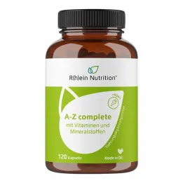 Cápsulas completas A-Z, 120 peças