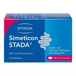 SIMETICON STADA Cápsulas moles de 280 mg, 16 unidades