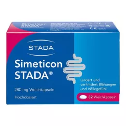 SIMETICON STADA Cápsulas moles de 280 mg, 32 unidades