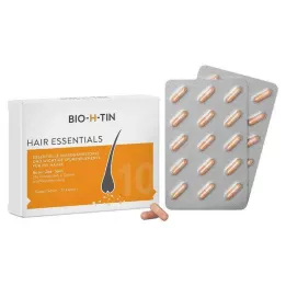 BIO-H-TIN Cápsulas de micronutrientes Hair Essentials, 30 unidades