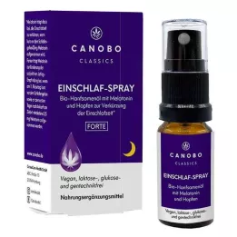 CANOBO Spray de óleo de semente de cânhamo orgânico para dormir Hopf./Mela., 10 ml