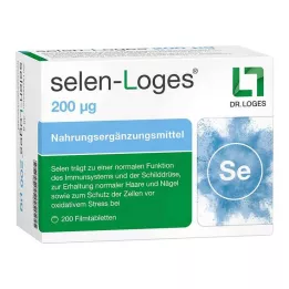 SELEN-LOGES Comprimidos revestidos por película de 200 µg, 200 unidades