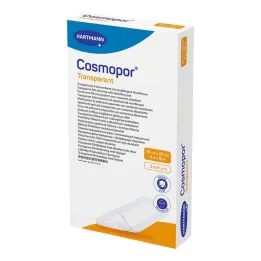 Curativo de filme transparente Cosmopor 10x20 cm estéril, 5 peças