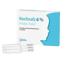 Sal de cozinha 6% inalante Pädia ampolas, 20 unid