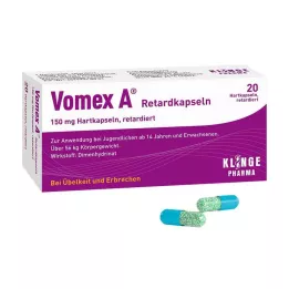 VOMEX Cápsulas de liberação prolongada, 20 unidades