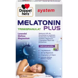 DOPPELHERZ Sistema de granulado para beber Melatonina Plus Btl, 30 unidades