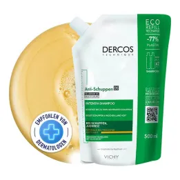 Vichy Dercos shampoo anticaspa para couro cabeludo seco, 500 ml