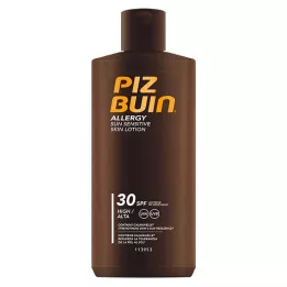 PIZ Loção para pele sensível ao sol Buin Allergy LSF 30, 200 ml