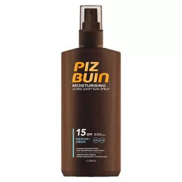 PIZ Buin Spray Solar Hidratante Ultra Leve LSF 15, 200 ml