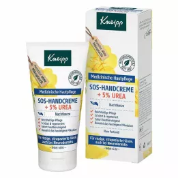 KNEIPP SOS-Creme para as mãos + 5% de ureia prímula, 50 ml