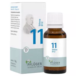 BIOCHEMIE Pflüger 11 Silício D 12 Glóbulos, 15 g
